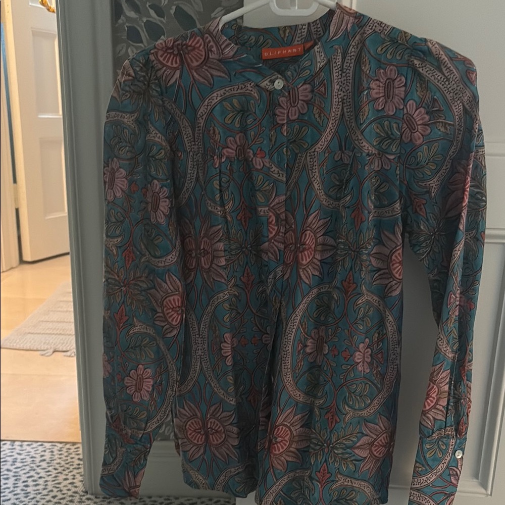 Oliphant Multicolor Floral Top